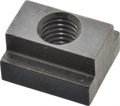 Gibraltar - M10x1.50 Tapped Through T Slot Nut - 1/2" Slot Width, 19 x 7mm Base Width x Height, 22 x 13mm OAL x Height - Americas Industrial Supply