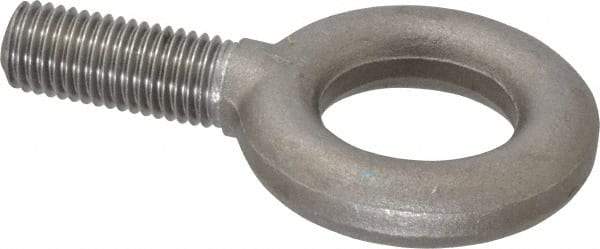 Gibraltar - 5,000 Lb Capacity, Steel, 3/4-10 Thread, Fixed Lifting Eye Bolt - Fully Threaded, 2" Shank, 2" Thread Length, No Shoulder - Americas Industrial Supply