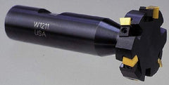 Cutting Tool Technologies - 3/8 Inch Cutting Width, 1.015 Inch Cutting Diameter, 2 Cutter Inserts, 3/4 Inch Shank Diameter, 1215 Insert Style, Indexable Keyseat Cutter - Inch Long Shank - Americas Industrial Supply