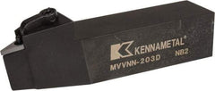 Kennametal - MVVN, Neutral Cut, 0° Lead Angle, 1-1/4" Shank Height x 1-1/4" Shank Width, Negative Rake Indexable Turning Toolholder - 6" OAL, VN..33. Insert Compatibility, Series Kenloc - Americas Industrial Supply