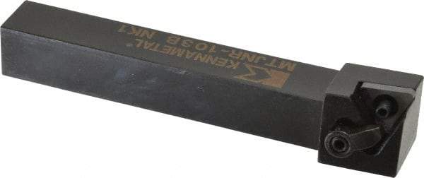 Kennametal - MTJN, Right Hand Cut, 3° Lead Angle, 5/8" Shank Height x 5/8" Shank Width, Negative Rake Indexable Turning Toolholder - 4-1/2" OAL, TN..33. Insert Compatibility, Series Kenloc - Americas Industrial Supply