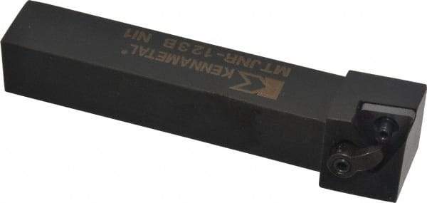 Kennametal - MTJN, Right Hand Cut, 3° Lead Angle, 3/4" Shank Height x 3/4" Shank Width, Negative Rake Indexable Turning Toolholder - 4-1/2" OAL, TN..33. Insert Compatibility, Series Kenloc - Americas Industrial Supply