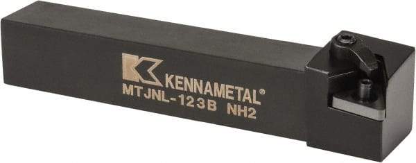 Kennametal - MTJN, Left Hand Cut, 3° Lead Angle, 3/4" Shank Height x 3/4" Shank Width, Negative Rake Indexable Turning Toolholder - 4-1/2" OAL, TN..33. Insert Compatibility, Series Kenloc - Americas Industrial Supply