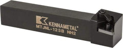 Kennametal - MTJN, Left Hand Cut, 3° Lead Angle, 3/4" Shank Height x 3/4" Shank Width, Negative Rake Indexable Turning Toolholder - 4-1/2" OAL, TN..33. Insert Compatibility, Series Kenloc - Americas Industrial Supply