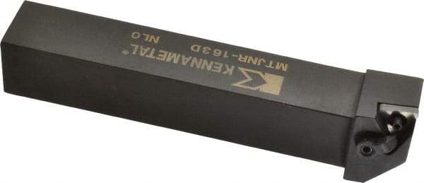 Kennametal - MTJN, Right Hand Cut, 3° Lead Angle, 1" Shank Height x 1" Shank Width, Negative Rake Indexable Turning Toolholder - 6" OAL, TN..33. Insert Compatibility, Series Kenloc - Americas Industrial Supply
