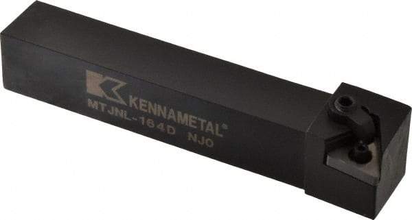 Kennametal - MTJN, Left Hand Cut, 3° Lead Angle, 1" Shank Height x 1" Shank Width, Negative Rake Indexable Turning Toolholder - 6" OAL, TN..43. Insert Compatibility, Series Kenloc - Americas Industrial Supply