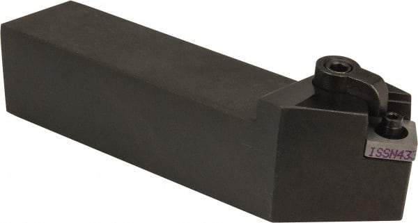 Kennametal - MSSN, Right Hand Cut, 45° Lead Angle, 1" Shank Height x 1" Shank Width, Negative Rake Indexable Turning Toolholder - 5" OAL, SN..43. Insert Compatibility, Series Kenloc - Americas Industrial Supply