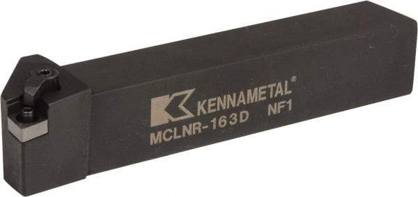 Kennametal - MCLN, Right Hand Cut, 5° Lead Angle, 1" Shank Height x 1" Shank Width, Negative Rake Indexable Turning Toolholder - 6" OAL, CN..32. Insert Compatibility, Series Kenloc - Americas Industrial Supply