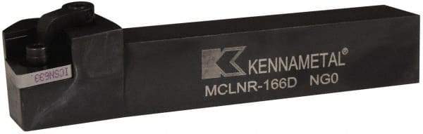 Kennametal - MCLN, Right Hand Cut, 5° Lead Angle, 1" Shank Height x 1" Shank Width, Negative Rake Indexable Turning Toolholder - 6" OAL, CN..64. Insert Compatibility, Series Kenloc - Americas Industrial Supply