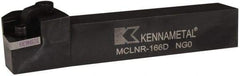 Kennametal - MCLN, Right Hand Cut, 5° Lead Angle, 1" Shank Height x 1" Shank Width, Negative Rake Indexable Turning Toolholder - 6" OAL, CN..64. Insert Compatibility, Series Kenloc - Americas Industrial Supply