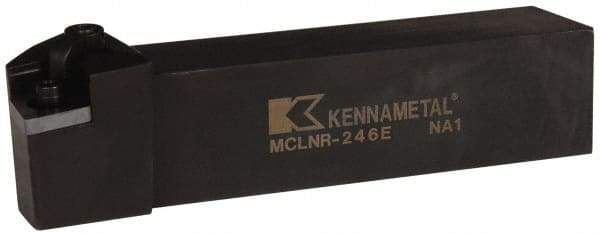 Kennametal - MCLN, Right Hand Cut, 5° Lead Angle, 1-1/2" Shank Height x 1-1/2" Shank Width, Negative Rake Indexable Turning Toolholder - 7" OAL, CN..64. Insert Compatibility, Series Kenloc - Americas Industrial Supply
