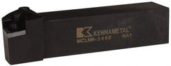 Kennametal - MCLN, Right Hand Cut, 5° Lead Angle, 1-1/2" Shank Height x 1-1/2" Shank Width, Negative Rake Indexable Turning Toolholder - 7" OAL, CN..64. Insert Compatibility, Series Kenloc - Americas Industrial Supply