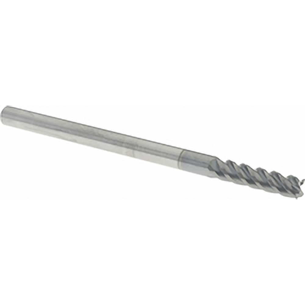 Supermill - Square End Mills; Mill Diameter (Inch): 1/8 ; Mill Diameter (Decimal Inch): 0.125 ; Number of Flutes: 4 ; Length of Cut (Inch): 1/2 ; Length of Cut (Decimal Inch): 0.5000 ; Material: Solid Carbide - Exact Industrial Supply