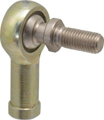 Alinabal - 5/16" ID, 7/8" Max OD, 2,800 Lb Max Static Cap, Spherical Rod End - 5/16-24 RH, 0.437" Shank Diam, 3/4" Shank Length, Steel with Molded Nyloy Raceway - Americas Industrial Supply