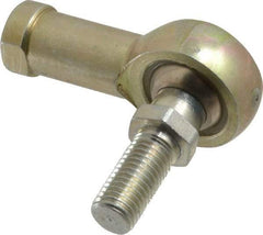 Alinabal - 5/16" ID, 7/8" Max OD, 2,800 Lb Max Static Cap, Spherical Rod End - 5/16-24 RH, 0.437" Shank Diam, 3/4" Shank Length, Steel with Molded Nyloy Raceway - Americas Industrial Supply