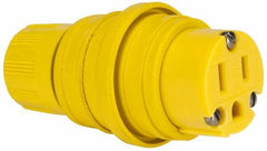 Value Collection - 125 VAC, 15 Amp, 5-15 Configuration, Industrial Grade, Ungrounded Connector - 1 Phase, 2 Poles, IP67 - Americas Industrial Supply