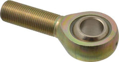 Alinabal - 5/8" ID, 1-1/2" Max OD, 7,100 Lb Max Static Cap, Spherical Rod End - 5/8-18 LH, 7/8" Shank Diam, 1-5/8" Shank Length, Steel with Molded Nyloy Raceway - Americas Industrial Supply