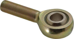 Alinabal - 1/2" ID, 1-5/16" Max OD, 6,400 Lb Max Static Cap, Spherical Rod End - 1/2-20 LH, 3/4" Shank Diam, 1-1/2" Shank Length, Steel with Molded Nyloy Raceway - Americas Industrial Supply