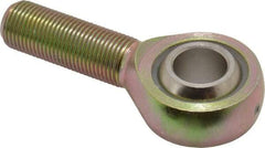 Alinabal - 5/8" ID, 1-1/2" Max OD, 7,100 Lb Max Static Cap, Spherical Rod End - 5/8-18 RH, 7/8" Shank Diam, 1-5/8" Shank Length, Steel with Molded Nyloy Raceway - Americas Industrial Supply