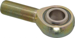 Alinabal - 3/4" ID, 1-3/4" Max OD, 9,000 Lb Max Static Cap, Spherical Rod End - 3/4-16 RH, 1" Shank Diam, 1-3/4" Shank Length, Steel with Molded Nyloy Raceway - Americas Industrial Supply