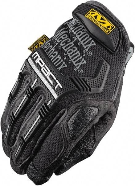 Mechanix Wear - Size M (9) Synthetic Leather/Spandex/Lycra/TPR Anti-Vibration/Impact Protection Work Gloves - For Mechanic's & Lifting, Uncoated, Hook & Loop Cuff, Full Fingered, Blue, Paired - Americas Industrial Supply