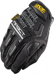 Mechanix Wear - Size M (9) Synthetic Leather/Spandex/Lycra/TPR Anti-Vibration/Impact Protection Work Gloves - For Mechanic's & Lifting, Uncoated, Hook & Loop Cuff, Full Fingered, Blue, Paired - Americas Industrial Supply