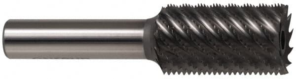 Onsrud - 2-3/4" Cutting Diam x 1" Length of Cut, 36 Flute, Downcut Spiral Router Bit - Uncoated, Right Hand Cut, High Speed Steel, 3-1/2" OAL x 1/2" Shank Diam, Core - Americas Industrial Supply