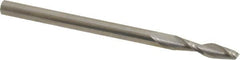 Onsrud - 1/8" Cutting Diam x 1/2" Length of Cut, 2 Flute, Upcut Spiral Router Bit - Uncoated, Right Hand Cut, Solid Carbide, 2" OAL x 1/8" Shank Diam, Double Edge, 30° Helix Angle - Americas Industrial Supply