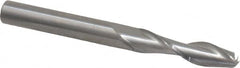 Onsrud - 1/4" Cutting Diam x 1" Length of Cut, 2 Flute, Upcut Spiral Router Bit - Uncoated, Right Hand Cut, Solid Carbide, 2-1/2" OAL x 1/4" Shank Diam, Double Edge, 30° Helix Angle - Americas Industrial Supply