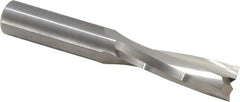 Onsrud - 1/2" Cutting Diam x 1-5/8" Length of Cut, 2 Flute, Upcut Spiral Router Bit - Uncoated, Right Hand Cut, Solid Carbide, 3-1/2" OAL x 1/2" Shank Diam, Double Edge, 11° Helix Angle - Americas Industrial Supply