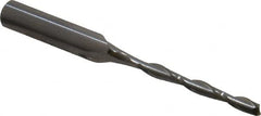 Onsrud - 1/8" Cutting Diam x 1-1/8" Length of Cut, 2 Flute, Upcut Spiral Router Bit - Uncoated, Right Hand Cut, Solid Carbide, 2-1/2" OAL x 1/4" Shank Diam, Double Edge, 25° Helix Angle - Americas Industrial Supply