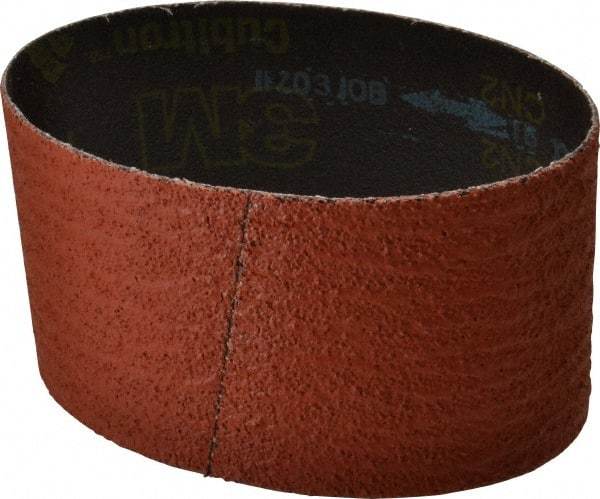 3M - 3-1/2" Wide x 15-1/2" OAL, 36 Grit, Ceramic Abrasive Belt - Ceramic, Very Coarse, Coated, YF Weighted Cloth Backing, Wet/Dry, Series 777F - Americas Industrial Supply