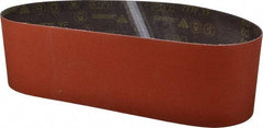 3M - 6" Wide x 48" OAL, 60 Grit, Ceramic Abrasive Belt - Ceramic, Medium, Coated, YF Weighted Cloth Backing, Wet/Dry, Series 777F - Americas Industrial Supply