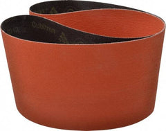 3M - 6" Wide x 48" OAL, 80 Grit, Ceramic Abrasive Belt - Ceramic, Medium, Coated, YF Weighted Cloth Backing, Wet/Dry, Series 777F - Americas Industrial Supply