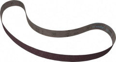 3M - 1-1/2" Wide x 60" OAL, 36 Grit, Aluminum Oxide Abrasive Belt - Aluminum Oxide, Very Coarse, Coated, X Weighted Cloth Backing, Series 341D - Americas Industrial Supply