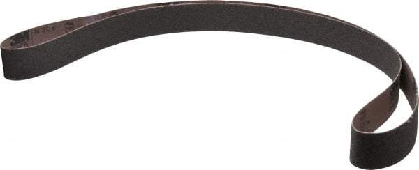 3M - 1-1/2" Wide x 60" OAL, 50 Grit, Aluminum Oxide Abrasive Belt - Aluminum Oxide, Coarse, Coated, X Weighted Cloth Backing, Series 341D - Americas Industrial Supply