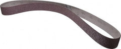 3M - 2" Wide x 60" OAL, 36 Grit, Aluminum Oxide Abrasive Belt - Aluminum Oxide, Very Coarse, Coated, X Weighted Cloth Backing, Series 341D - Americas Industrial Supply
