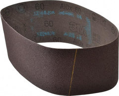 3M - 4" Wide x 24" OAL, 60 Grit, Aluminum Oxide Abrasive Belt - Aluminum Oxide, Medium, Coated, X Weighted Cloth Backing, Series 341D - Americas Industrial Supply