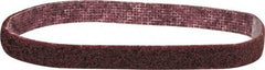 3M - 1/2" Wide x 12" OAL, Aluminum Oxide Abrasive Belt - Aluminum Oxide, Medium, Nonwoven, Series SC-BS - Americas Industrial Supply