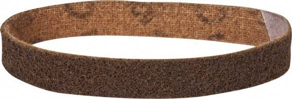 3M - 1" Wide x 18" OAL, Aluminum Oxide Abrasive Belt - Aluminum Oxide, Coarse, Nonwoven, Series SC-BS - Americas Industrial Supply