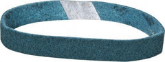 3M - 1" Wide x 18" OAL, Aluminum Oxide Abrasive Belt - Aluminum Oxide, Very Fine, Nonwoven, Series SC-BS - Americas Industrial Supply