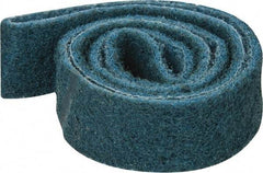 3M - 1" Wide x 30" OAL, Aluminum Oxide Abrasive Belt - Aluminum Oxide, Very Fine, Nonwoven, Series SC-BS - Americas Industrial Supply