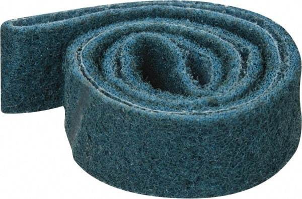 3M - 1" Wide x 42" OAL, Aluminum Oxide Abrasive Belt - Aluminum Oxide, Very Fine, Nonwoven, Series SC-BS - Americas Industrial Supply