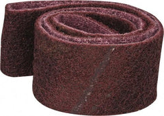 3M - 2" Wide x 34" OAL, Aluminum Oxide Abrasive Belt - Aluminum Oxide, Medium, Nonwoven, Series SC-BS - Americas Industrial Supply