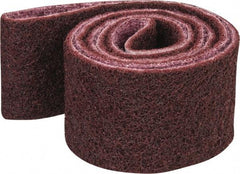 3M - 2" Wide x 48" OAL, Aluminum Oxide Abrasive Belt - Aluminum Oxide, Medium, Nonwoven, Series SC-BS - Americas Industrial Supply