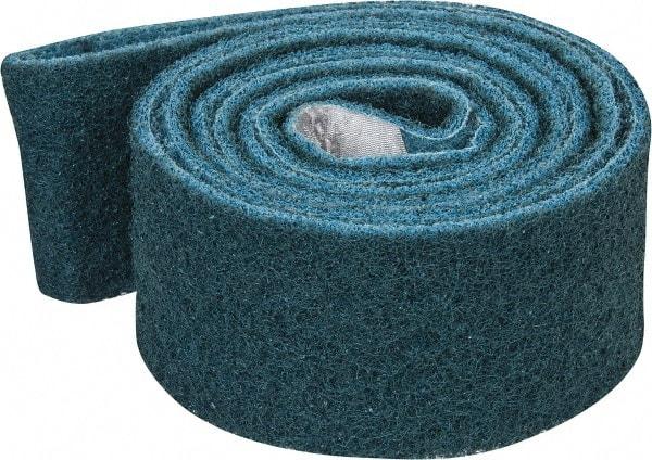 3M - 2" Wide x 60" OAL, Aluminum Oxide Abrasive Belt - Aluminum Oxide, Very Fine, Nonwoven, Series SC-BS - Americas Industrial Supply