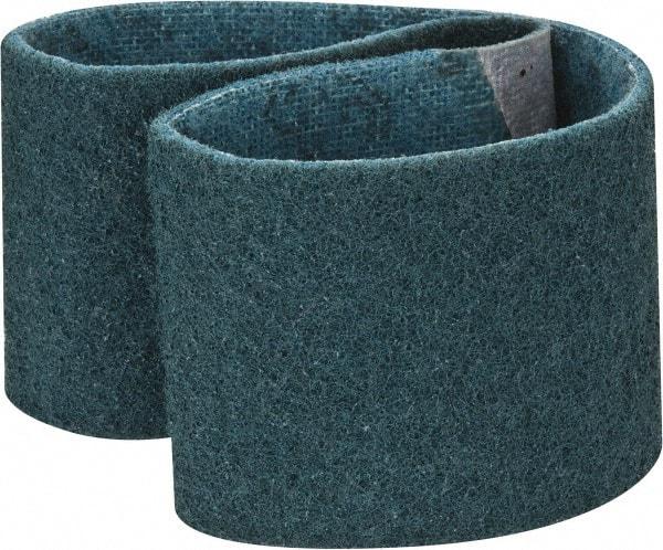 3M - 3" Wide x 24" OAL, Aluminum Oxide Abrasive Belt - Aluminum Oxide, Very Fine, Nonwoven, Series SC-BS - Americas Industrial Supply