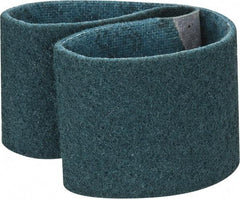 3M - 3" Wide x 24" OAL, Aluminum Oxide Abrasive Belt - Aluminum Oxide, Very Fine, Nonwoven, Series SC-BS - Americas Industrial Supply