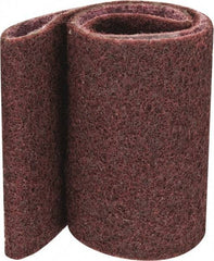 3M - 4" Wide x 24" OAL, Aluminum Oxide Abrasive Belt - Aluminum Oxide, Medium, Nonwoven, Series SC-BS - Americas Industrial Supply