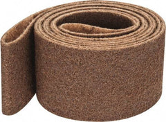 3M - 4" Wide x 132" OAL, Aluminum Oxide Abrasive Belt - Aluminum Oxide, Coarse, Nonwoven, Series SC-BS - Americas Industrial Supply